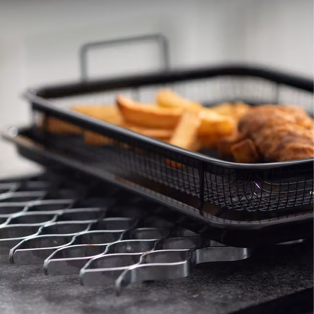 Durastone Non-Stick Large Rectangular Oven Tray Set, Black