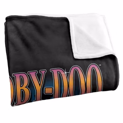LOGOVISION Scoobydoo Bootleg Super Soft Snuggle Blanket in White and Multicolour, W/D/H: 91 x 147 cm – 2
