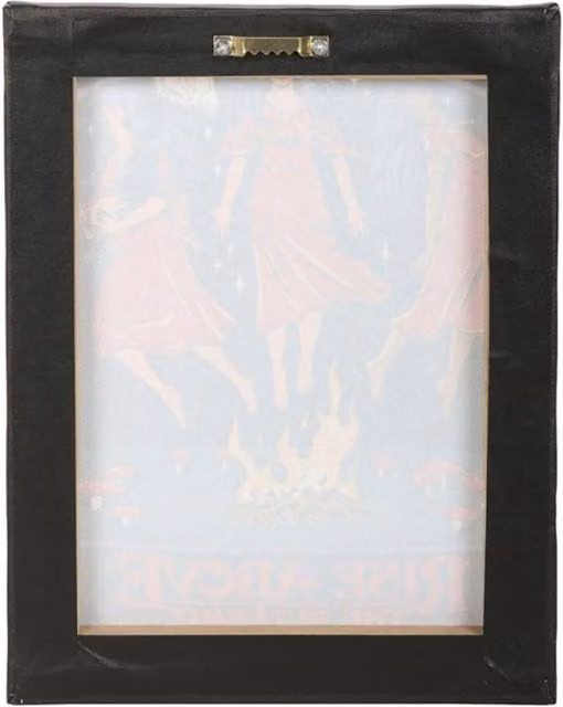 Steven Rhodes Rise Above the Bullshit Retro Canvas Plaque, Black, W: 19 cm, H: 25 cm