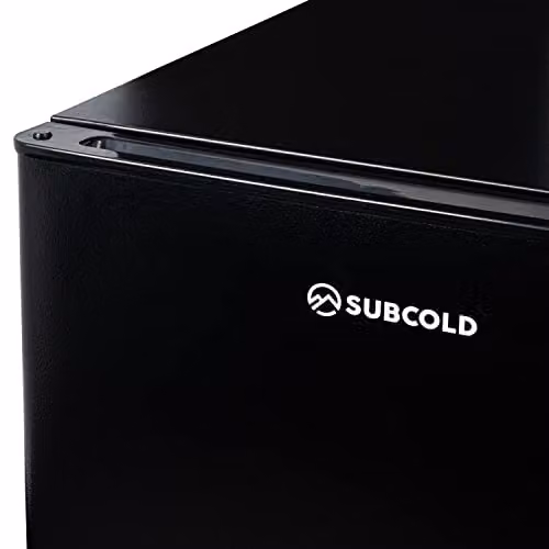 Subcold Aire20 LED Mini Fridge, 20L Thermoelectric Countertop Model with Interior LED Light and Lockable Solid Door, Black – 8