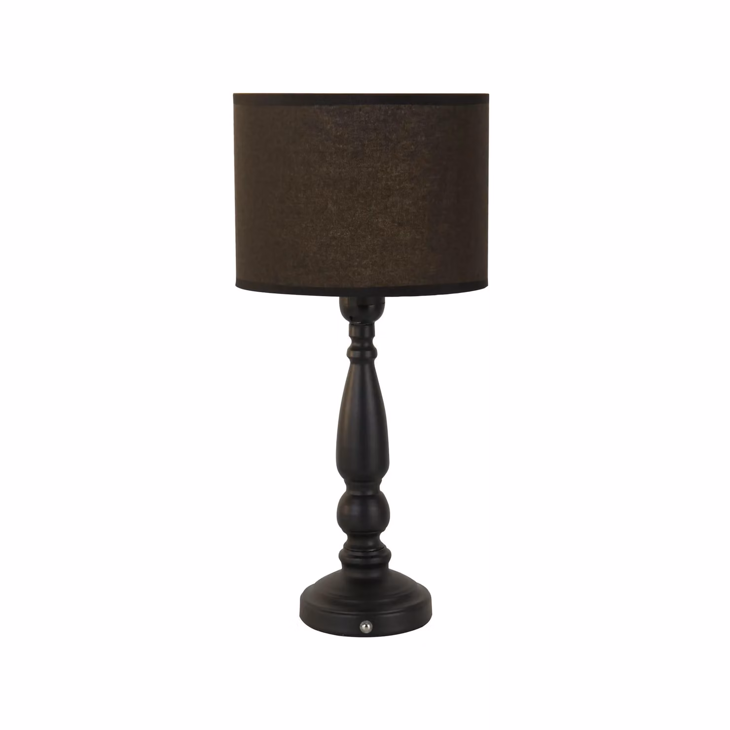 Lighting Collection Black Rechargeable Dimmable Metal Candle Table Lamp – 2