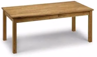 netfurniture Cox Solid Oak Coffee Table in Brown, W/D/H: 120 x 60 x 48 cm