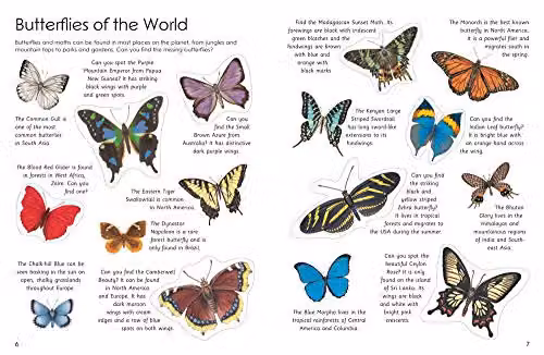 Armadillo Music Ultimate Butterfly Sticker Book with 100 Multicolour Stickers – 2