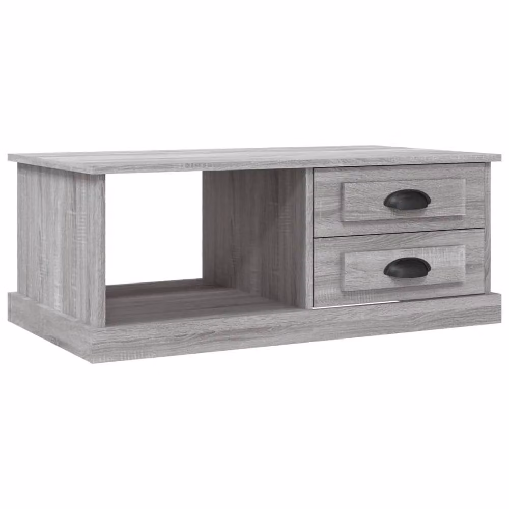 Berkfield Home Grey Sonoma Coffee Table, W: 90 cm, D: 50 cm, H: 35 cm – 2