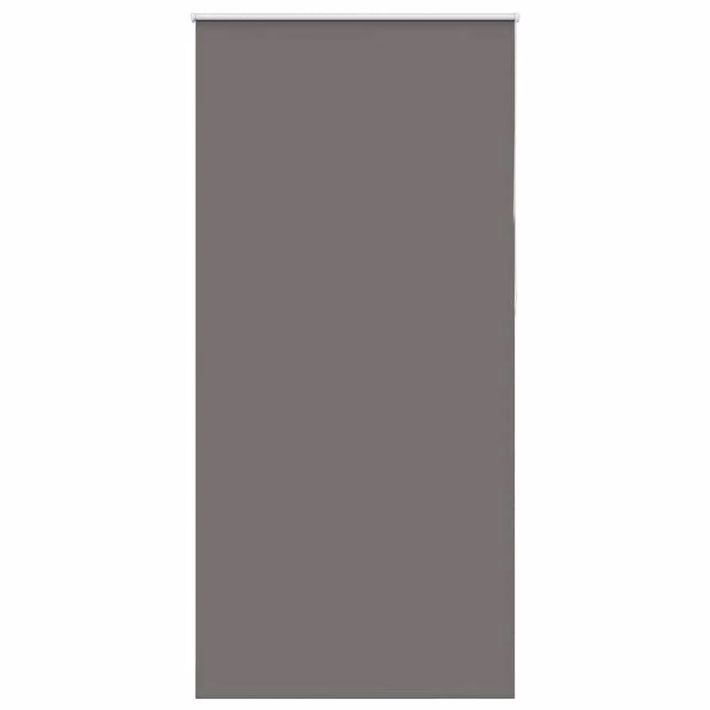 Berkfield Home Grey Blackout Roller Blind, Thermal Insulating Polyester, W: 105 cm, H: 210 cm – 2