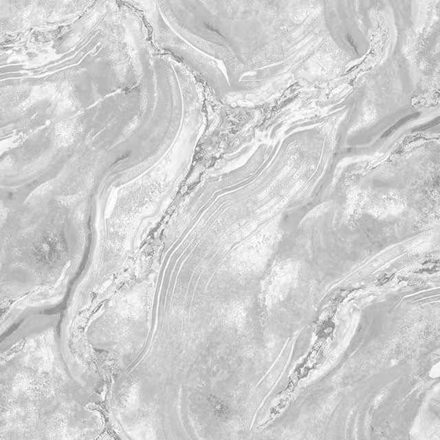 World of Wallpaper Luxe Collection Mineral Effect Silver Textured Vinyl Wallpaper