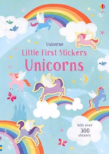 Usborne Little First Stickers Unicorns Multicolour Paper Sticker Book for Children
