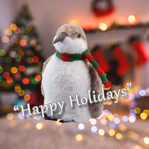 VFM e-Store Christmas Penguin Tabletop Decoration in White and Brown – 4