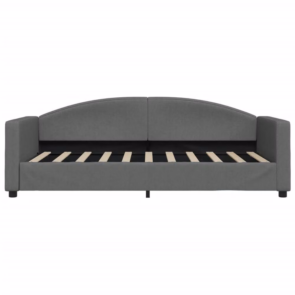 Berkfield Home Modern Fabric Day Bed in Grey, W/D/H: 190 x 90 x 0 cm – 3