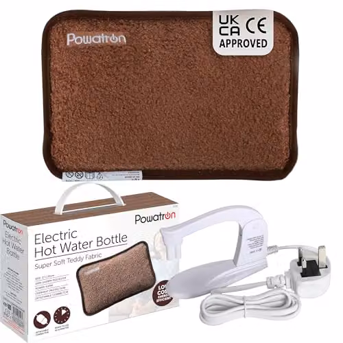 Marco Paul Rechargeable Electric Hot Water Bottle in Brown – 4