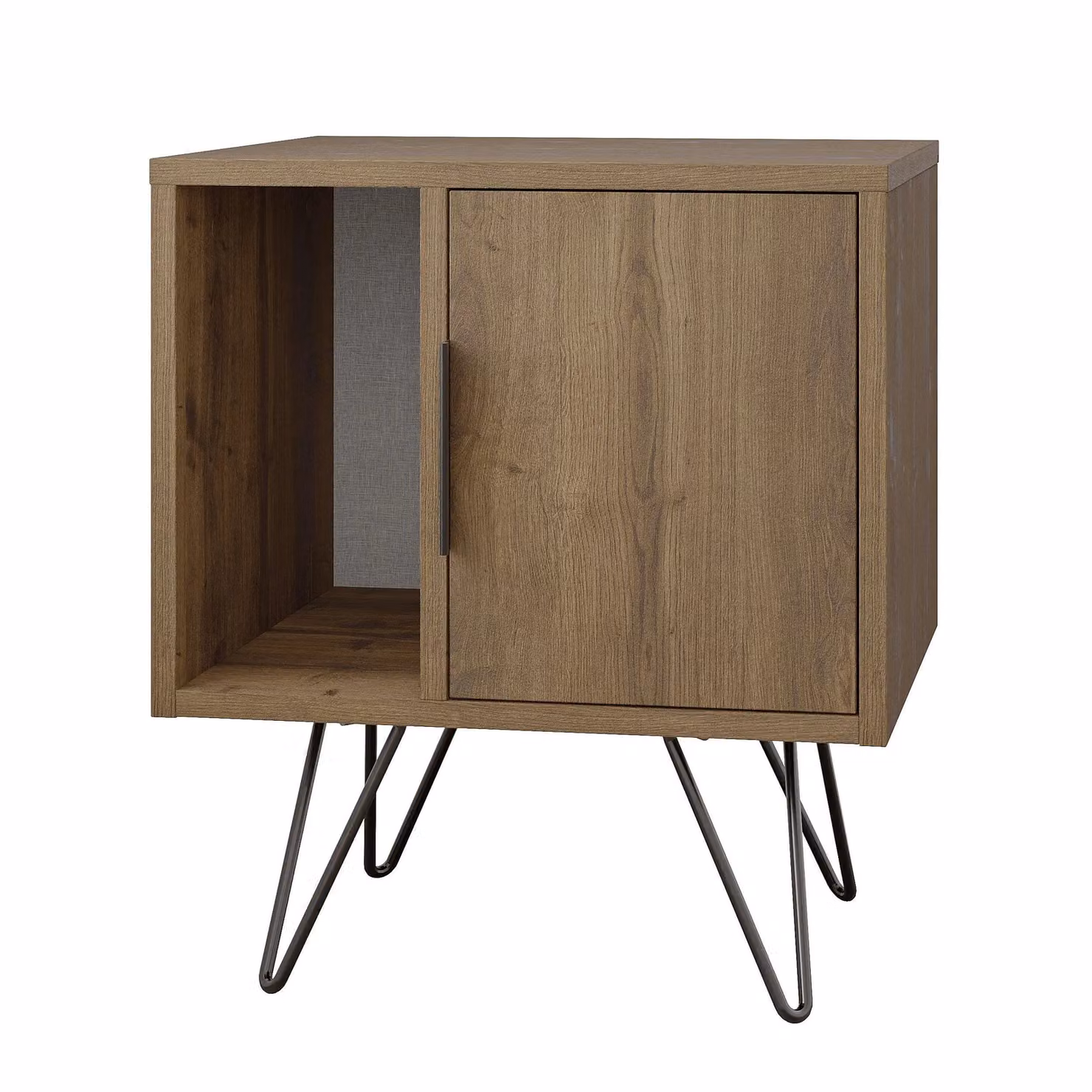Decortie Glynn Modern Bedside Table Nightstand in Brown, W/D/H: 42 x 50 x 60 cm – 2
