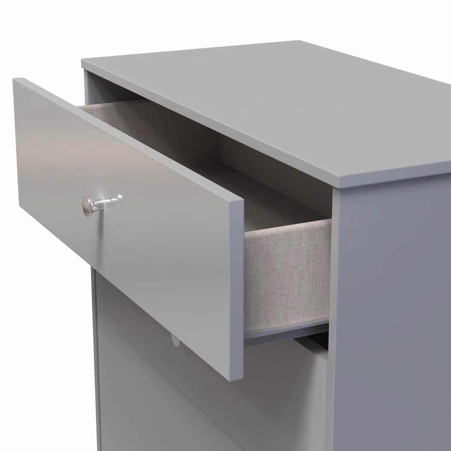 2 U Taunton 3 Drawer Deep Chest in Dark Grey Matt Finish – 2