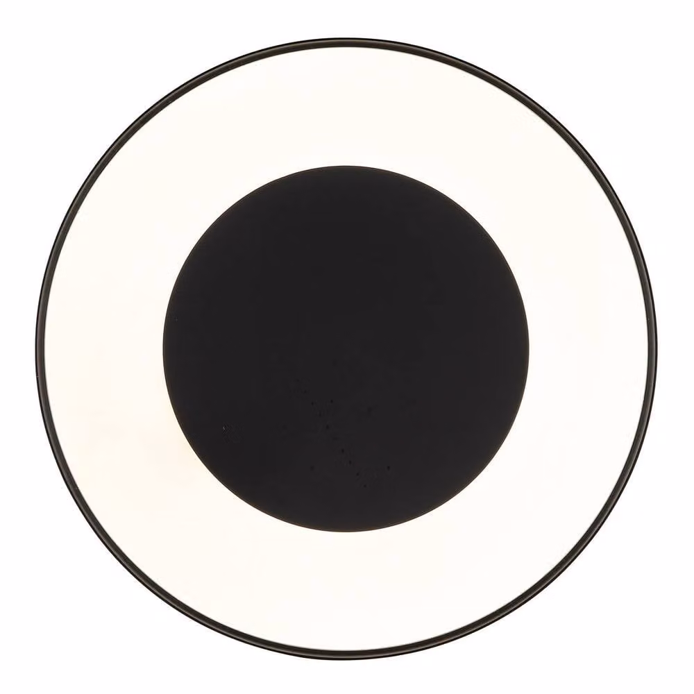 Netlighting Jolliana LED Semi Flush Ceiling Light in Matt Black – 3
