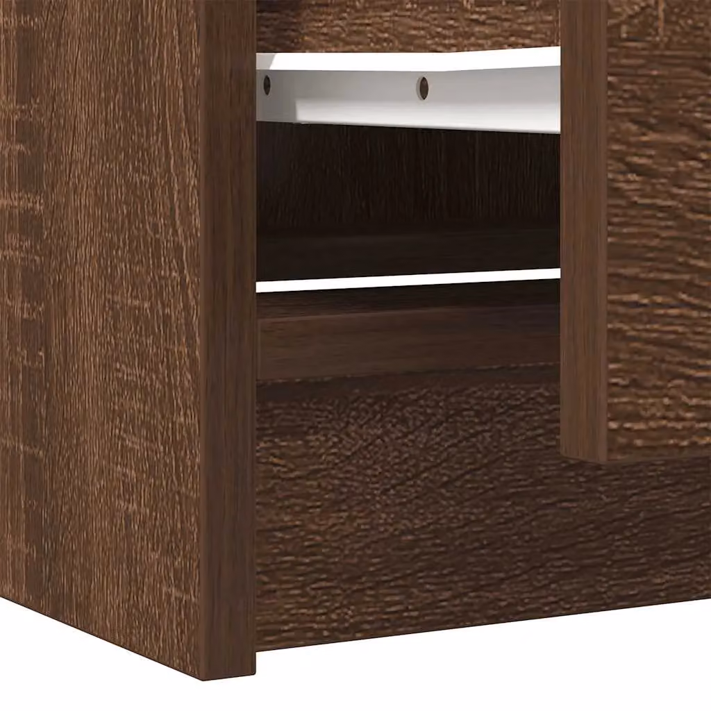 Berkfield Home Brown Oak TV Cabinet W/D/H: 40 x 35 x 54 cm – 5