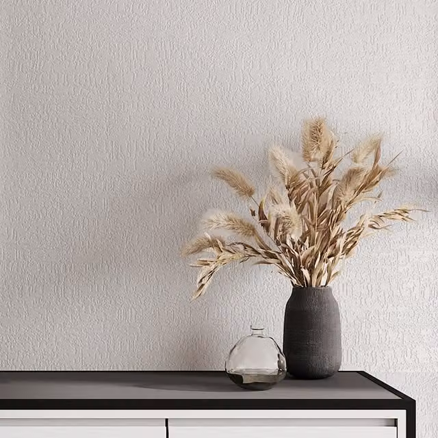 Superfresco White Abstract Paintable Cork Textured Wallpaper