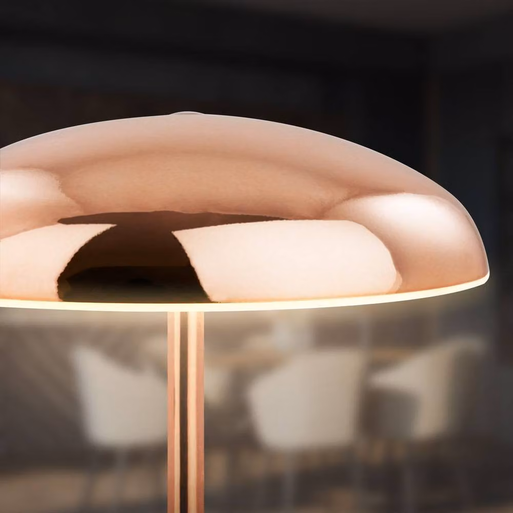 Briloner Rechargeable LED Table Lamp in Copper, Dimmable Touch Control Cordless Night Light with IP44 Rating, H 30.5 cm x W 19.5 cm x D 19.5 cm – 3