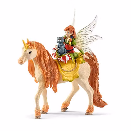 Schleich Bayala Fairy Marween with Glitter Unicorn Multicolour Figure – 1