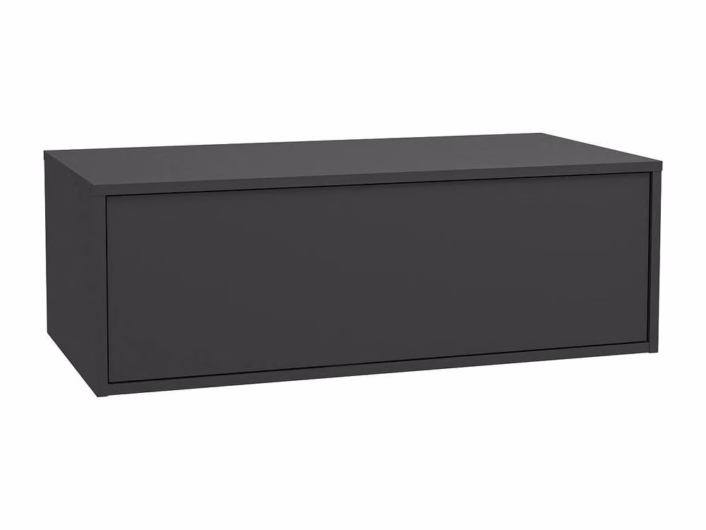 Vente-unique TEANA II Wall-Mounted Vanity Unit in Anthracite Grey – 2