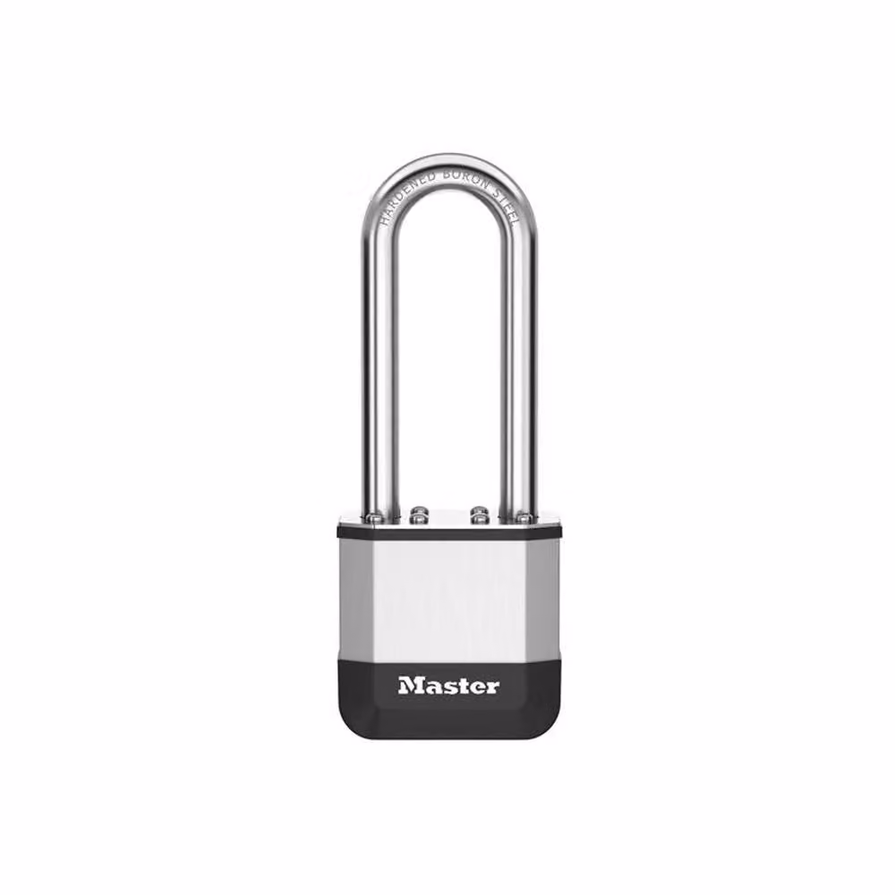 Master Lock Elite Laminated Padlock in Silver with 45mm Body and 64mm Shackle – 2