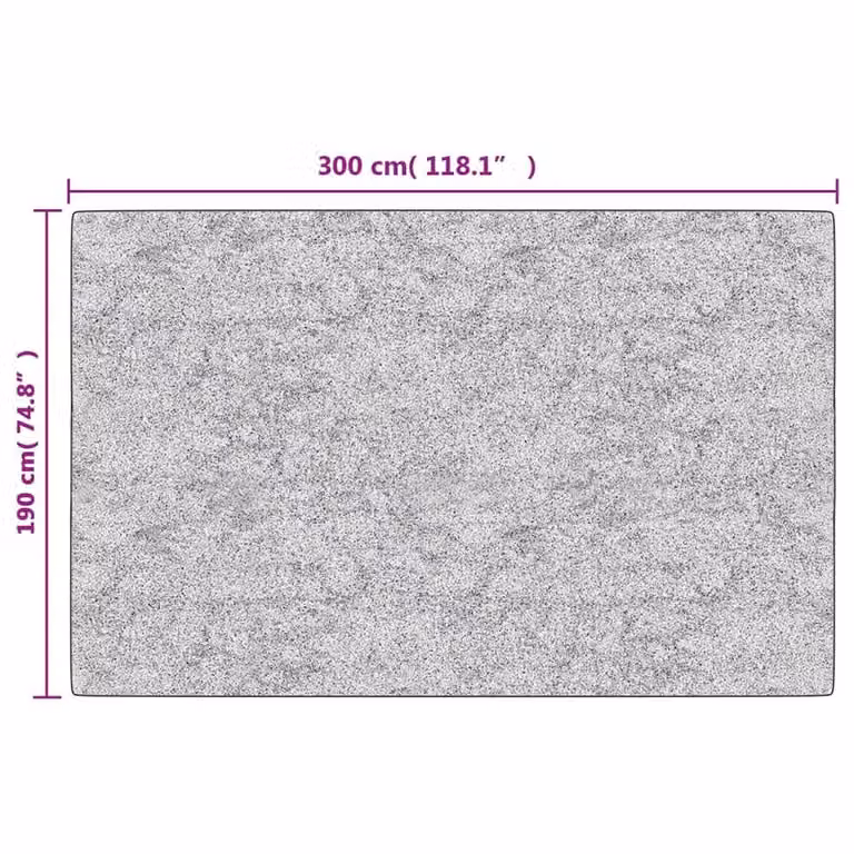 Berkfield Home Washable Round Stone Look Rug in Black, White and Grey, Diameter: 100 cm