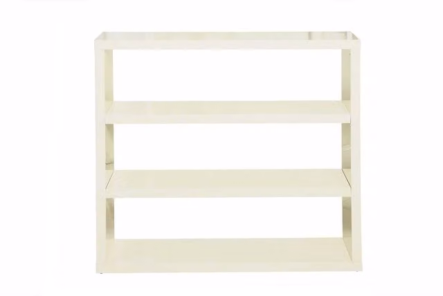 LPD Home Puro High Gloss Bookcase in Stone