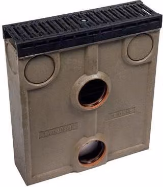 Clark-Drain Black Steel and Cast Iron Channel Drainage Sump Silt Trap 25 Tonne