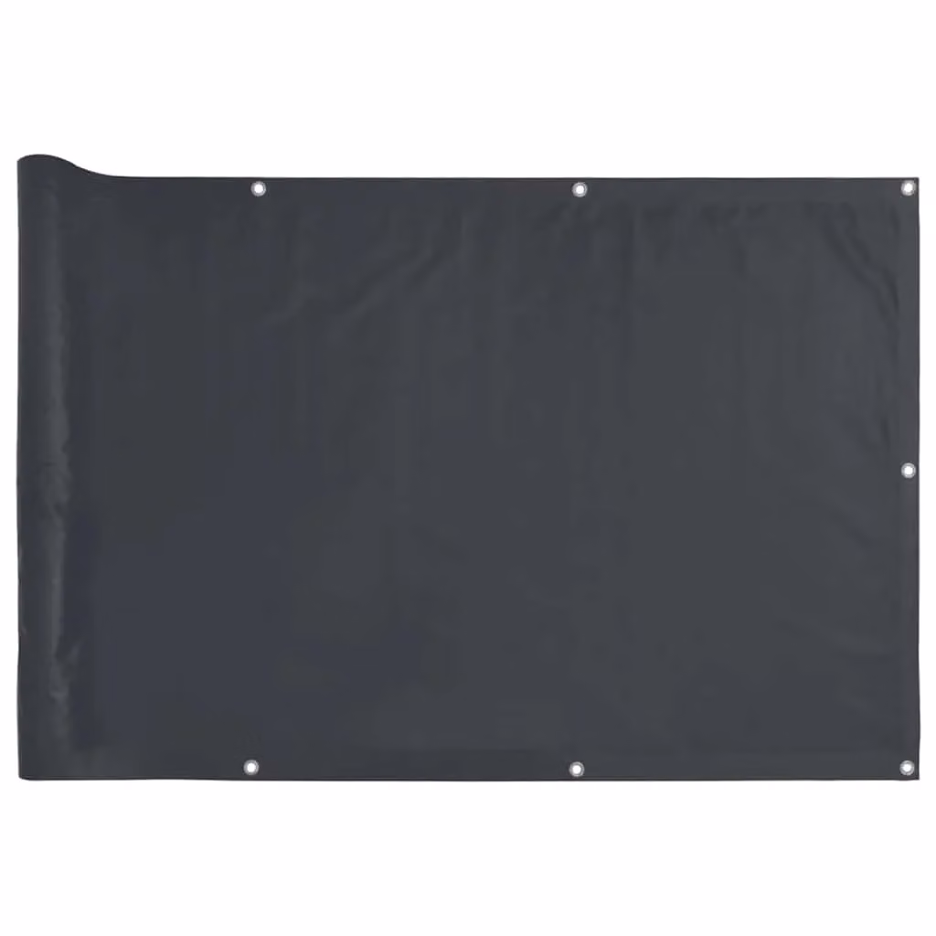 Berkfield Home Anthracite PVC Balcony Privacy Screen W: 400 cm, H: 120 cm – 2