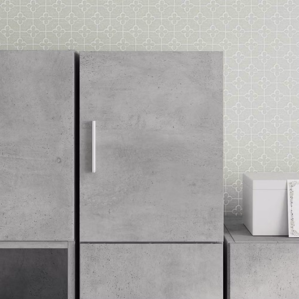 Berkfield Home Wall Cabinet in Concrete Grey, W/D/H: 30 x 42.5 x 40 cm – 1