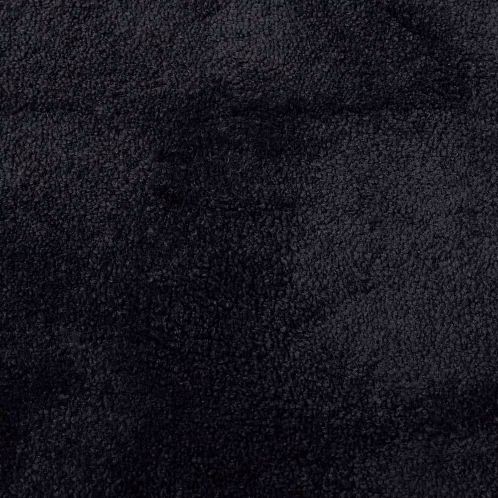 Berkfield Home Oviedo Short Pile Rug, Black, W/D: 200 x 200 cm – 2