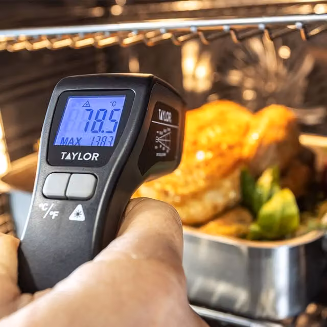 Taylor Pro Digital Non-Contact Infrared Thermometer in Black