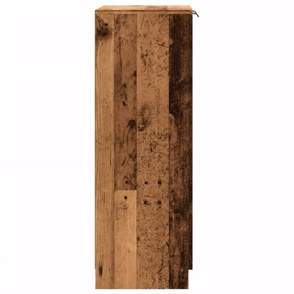 Berkfield Home Rustic Shoe Cabinet in Brown, W/D/H: 59 x 35 x 100.5 cm – 5