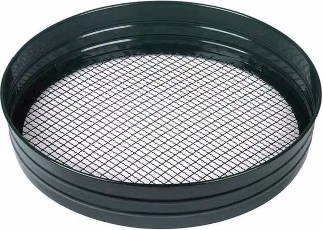 FLAVORA Heavy Duty 3/8 inch Garden Riddle for Sifting Soil and Compost, Green, 100g – 1