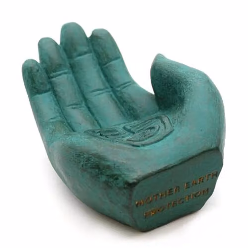 KDMD Earth Protect Hand Incense Burner in Green