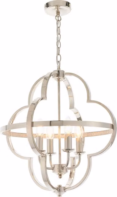 Perch & Parrow Stella Open Frame Classic Pendant Light in Silver