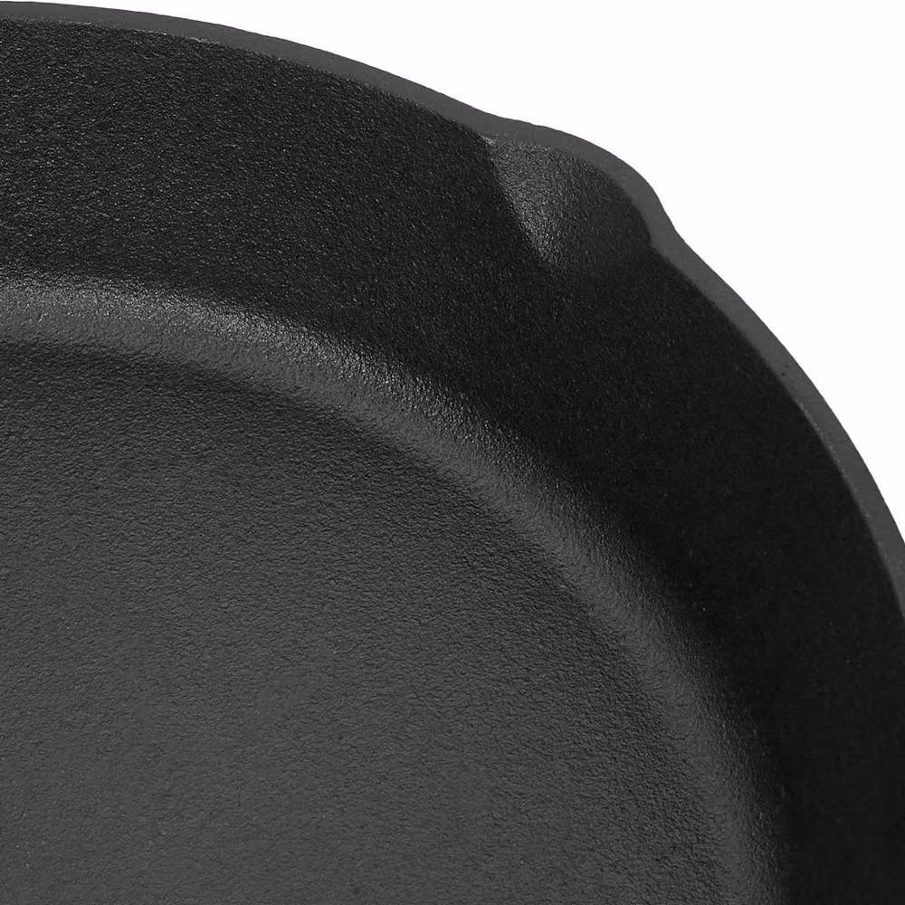 FORGEVIO Black Cast Iron Non Stick Skillet Griddle Cooking Pan – 4