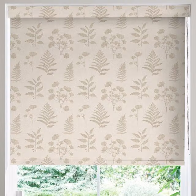 Natura Made to Measure Blackout Roller Blind in Wheat