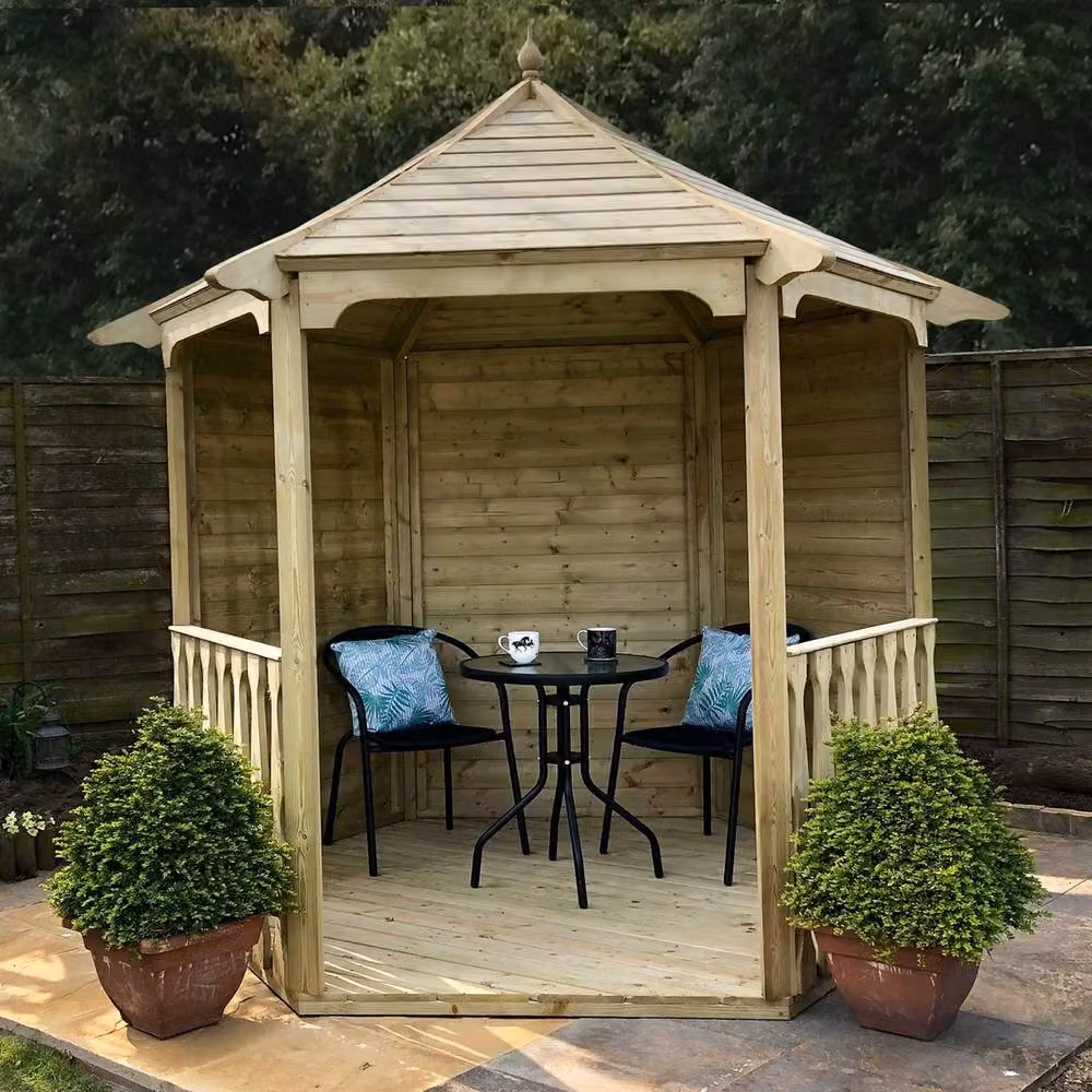 Shires Shire Arbour Garden Arch Seat in Light Brown – 2