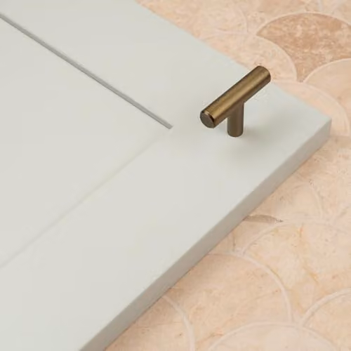 Brushed Gold and Brass Bar Cabinet Handle with Screws – 2