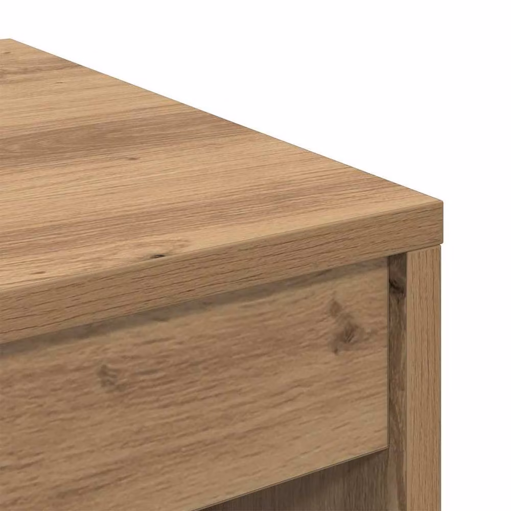 Berkfield Home Beautiful Writing Desk in Artisan Oak Brown, W/D/H: 60 x 40 x 76 cm – 4