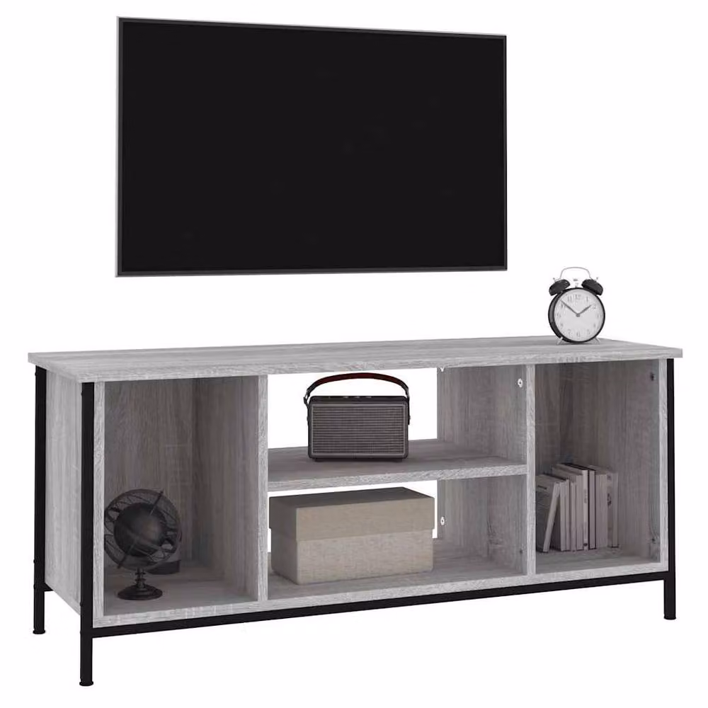 Berkfield Home Grey Sonoma TV Cabinet W/D/H: 102 x 35 x 45 cm – 3