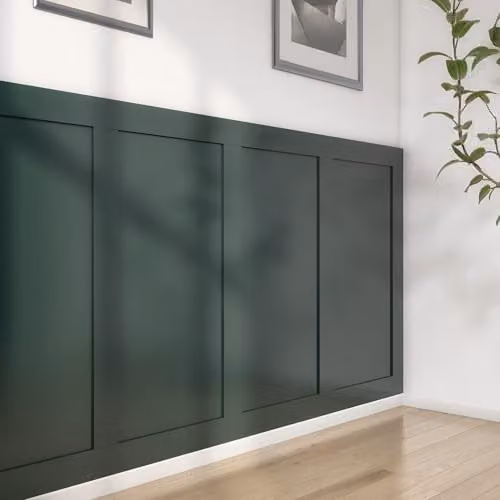 Cheshire Mouldings MDF Wall Panelling Kit in Natural, H 120 cm x W 9.7 cm x T 0.9 cm