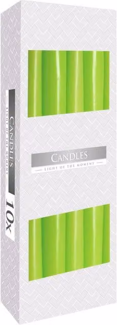 KDMD Green Taper Candle