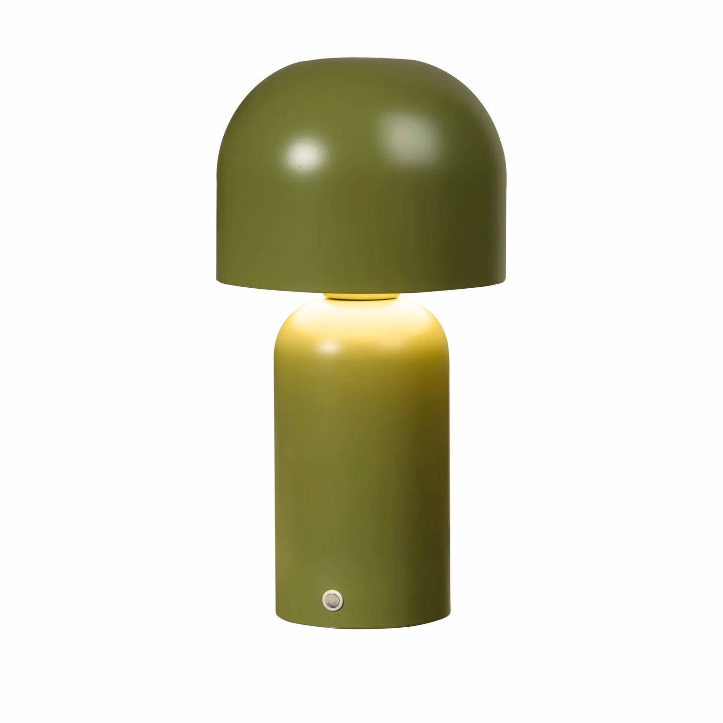Lighting Collection Portable LED Mushroom Table Lamp in Olive Green – 2