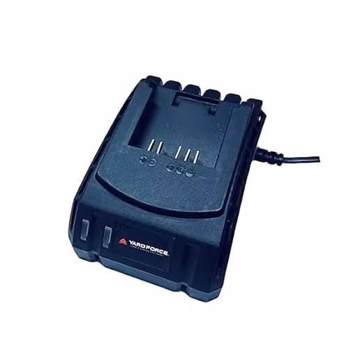 Yard Force AL C24C 20V Charger for CR20 Range Lithium-Ion Batteries, Black, Type G 3-Pin UK Plug