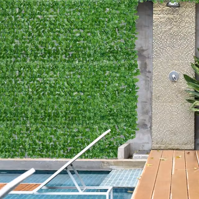 Outsunny Artificial Wall Foliage Ivy Leaves Green
