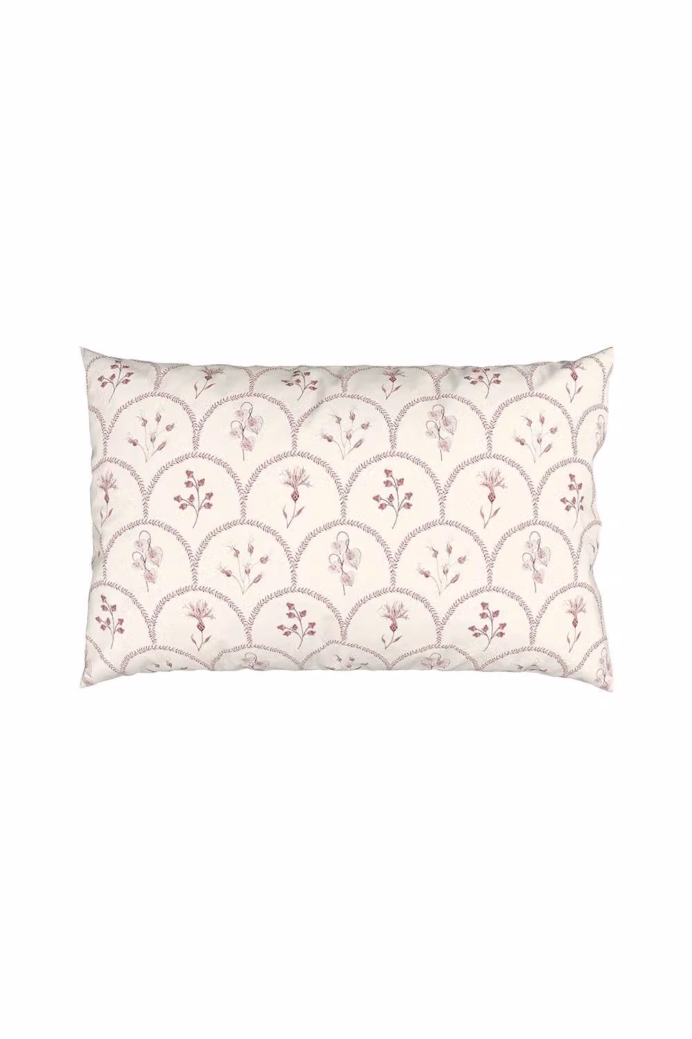 Sanderson Summer Scallop Floral Cotton Duvet Cover and Pillowcase Set in Purple, W: 90 cm, H: 200 cm – 2