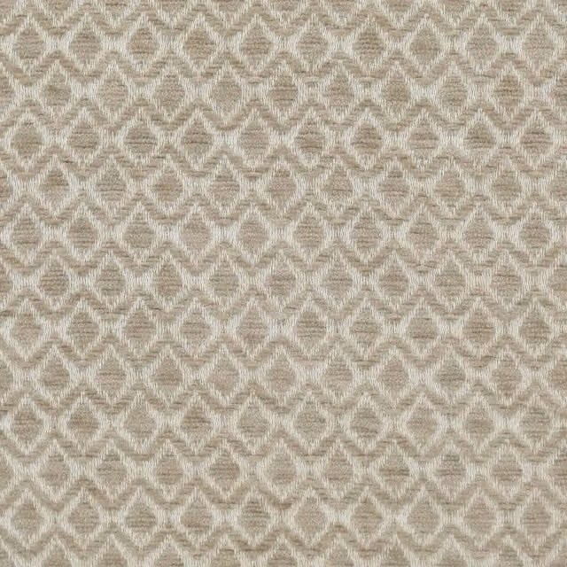 HOUSE Llewelyn-Bowen Divina Graphic Chenille Fabric Sofa in Cotswold Stone, Beige and Brown
