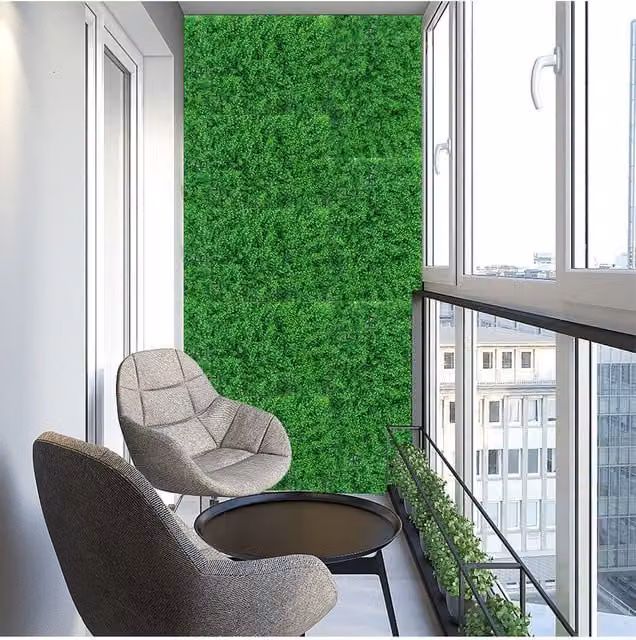 Living and Home Green Artificial Grass for Floor or Wall, W/D/H: 60 x 40 x 10 cm – 1