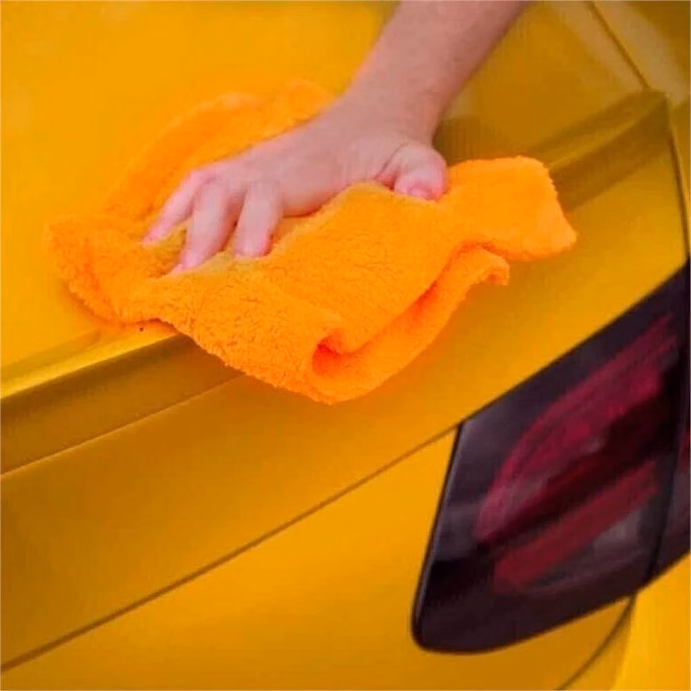 Nordara 10-Piece Orange Microfibre Buffing Cloths, 40 x 40 cm – 4