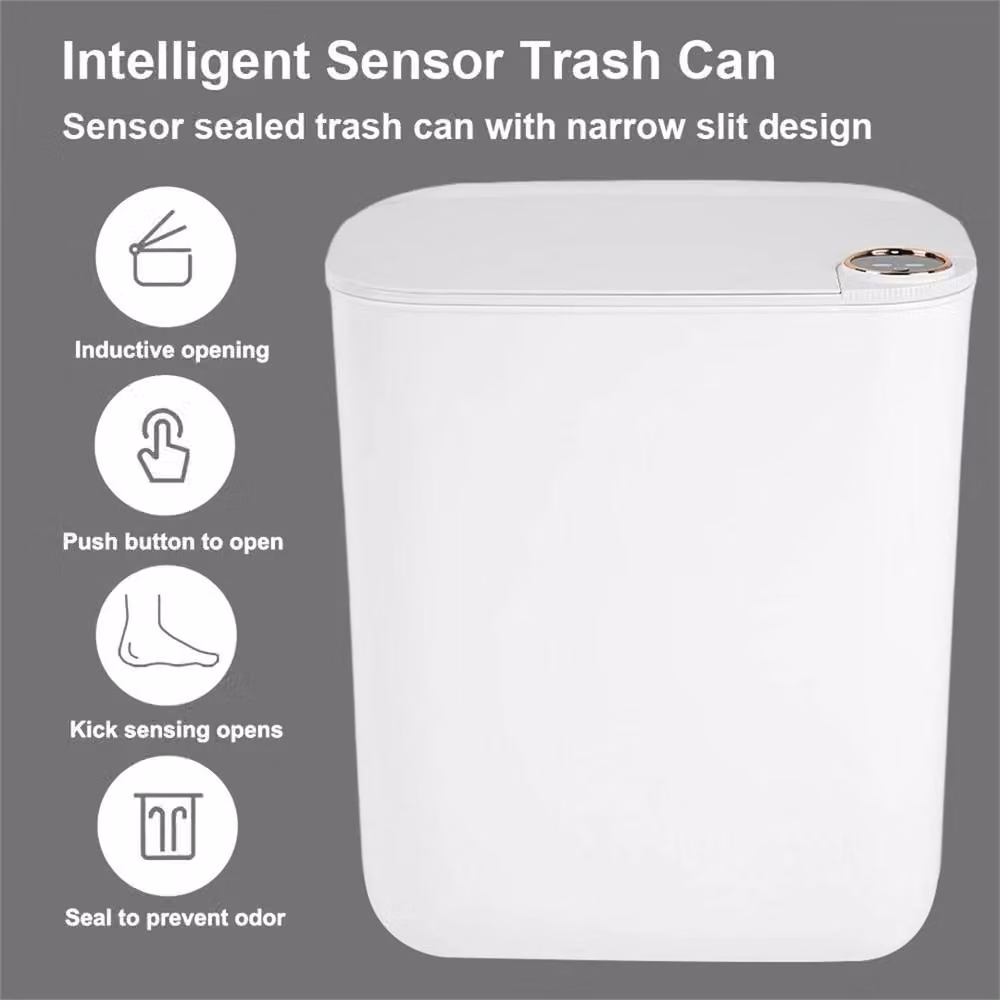 Nordara 18L Motion Sensor Smart Bin, Automatic White Kitchen Trash Can – 3